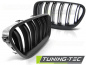 Preview: Upgrade Sportgrill Nieren für BMW 5er F10/F11 Limousine/Touring 10-16 matt schwarz Doppelsteg Design